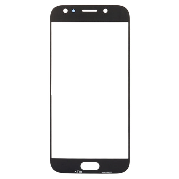 For Samsung Galaxy J3 2017 / J330 10pcs Front Screen Outer Glass Lens (Gold)