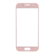 For Samsung Galaxy A7 (2017) / A720 10pcs Front Screen Outer Glass Lens (Pink)