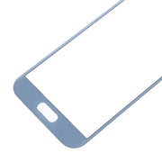 For Samsung Galaxy A3 (2017) / A320 10pcs Front Screen Outer Glass Lens (Blue)