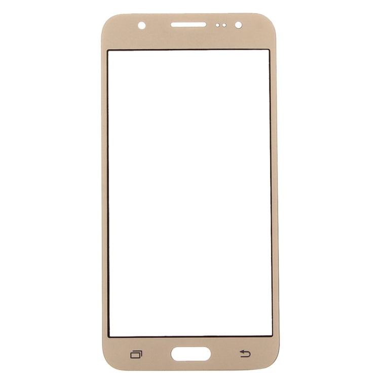 For Samsung Galaxy J7 / J700 10pcs Front Screen Outer Glass Lens (Gold)