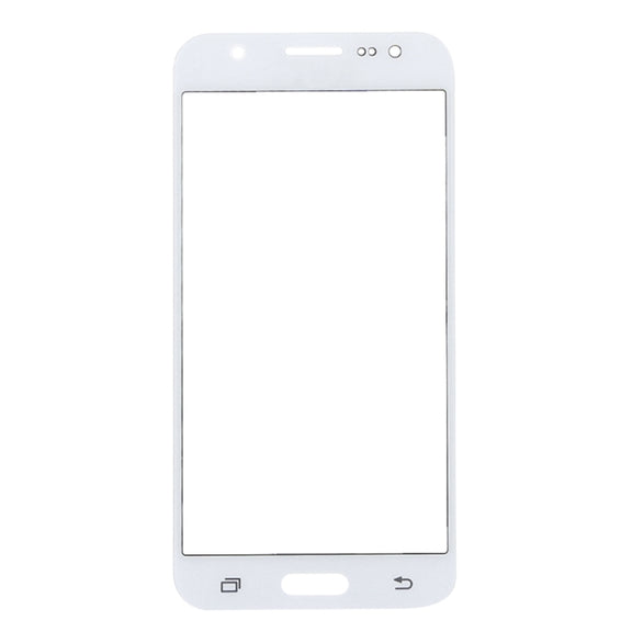 For Samsung Galaxy J5 / J500 10pcs Front Screen Outer Glass Lens (White)