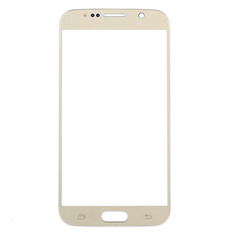 For Samsung Galaxy S6 / G920F 10pcs Front Screen Outer Glass Lens (Gold)