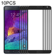 For Samsung Galaxy Note 4 / N910  10pcs Front Screen Outer Glass Lens (Black) - free shipping - PMc TechLife - Order now!