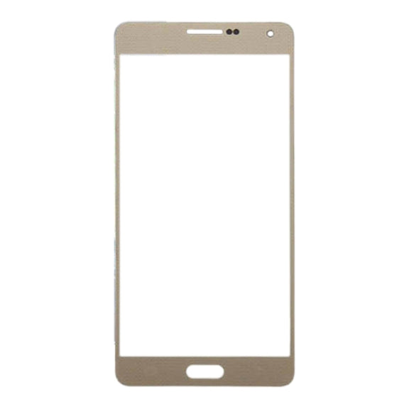 For Samsung Galaxy A7 (2015) 10pcs Front Screen Outer Glass Lens (Gold)