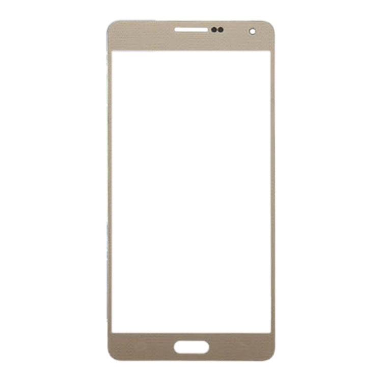 For Samsung Galaxy A7 (2015) 10pcs Front Screen Outer Glass Lens (Gold)