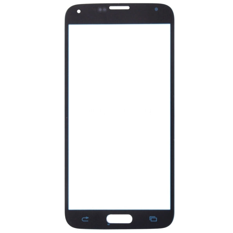 For Samsung Galaxy S5 / G900 10pcs Front Screen Outer Glass Lens (Dark Blue)