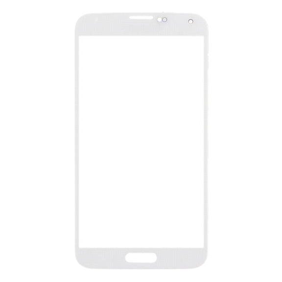 For Samsung Galaxy S5 / G900 10pcs Front Screen Outer Glass Lens (White)