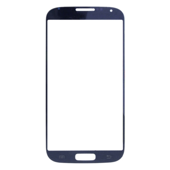 For Samsung Galaxy S IV / i9500 10pcs Front Screen Outer Glass Lens (Blue)