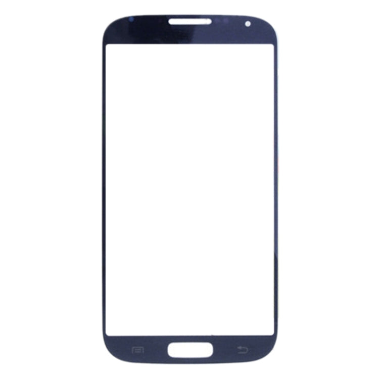 For Samsung Galaxy S IV / i9500 10pcs Front Screen Outer Glass Lens (Blue)