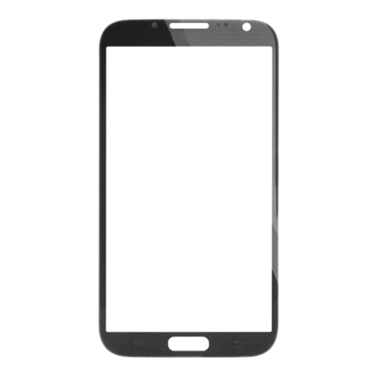 For Samsung Galaxy Note II / N7100 10pcs Front Screen Outer Glass Lens (Black)