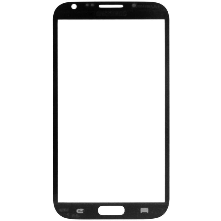 For Samsung Galaxy Note II / N7100 10pcs Front Screen Outer Glass Lens (Black)