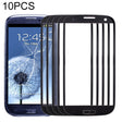 For Samsung Galaxy SIII / i9300 10pcs Front Screen Outer Glass Lens (Black) - free shipping - PMc TechLife - Order now!