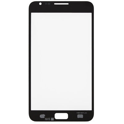 For Samsung Galaxy Note N7000 / i9220 10pcs Front Screen Outer Glass Lens (Black)