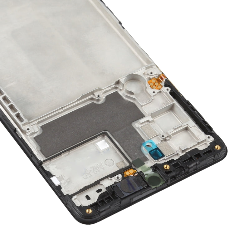 Original Super AMOLED LCD Screen for Samsung Galaxy A42 5G SM-A426 Digitizer Full Assembly with Frame (Black)