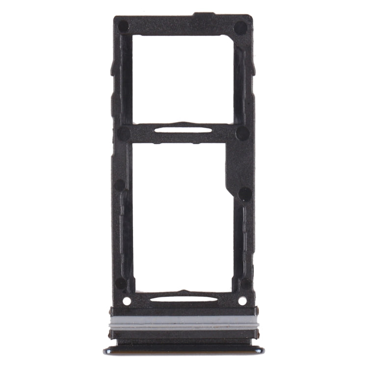 For Samsung Galaxy A52 SM-A525 SIM Card Tray + SIM Card Tray / Micro SD Card Tray (Black)