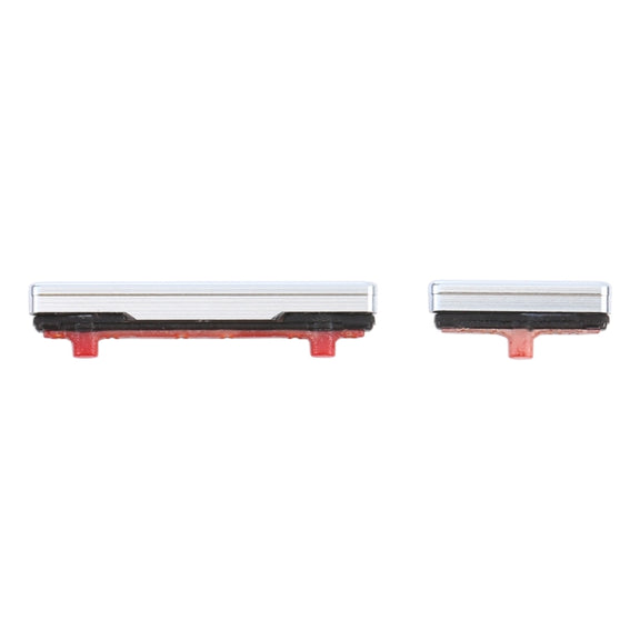 For Samsung Galaxy S21 Ultra 5G Power Button and Volume Control Button(Silver)