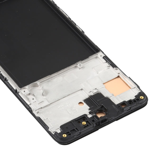 OLED LCD Screen for Samsung Galaxy A51 4G SM-A515(6.36 inch) Digitizer Full Assembly with Frame (Black)