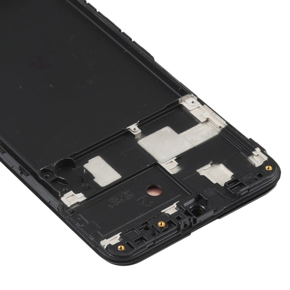 6.36 inch OLED LCD Screen for Samsung Galaxy A20 SM-A205 Digitizer Full Assembly with Frame (Black)