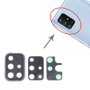 For Samsung Galaxy A71 5G SM-A716 10pcs Camera Lens Cover (Black)