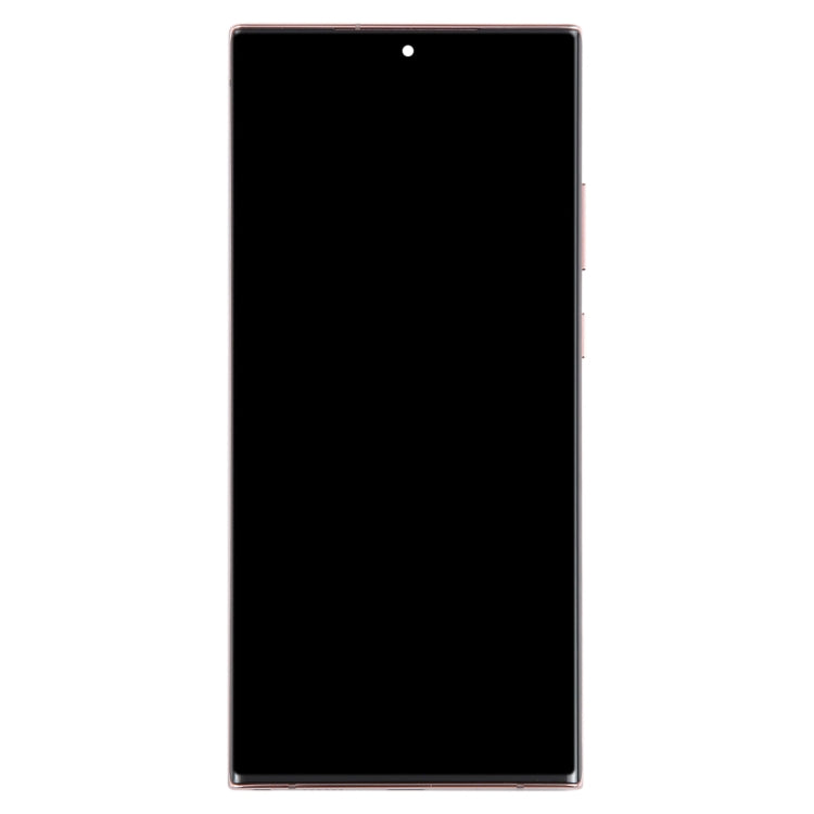 For Samsung Galaxy Note20 Ultra 4G Original Super AMOLED LCD Screen Digitizer Full Assembly With Frame (Gold)