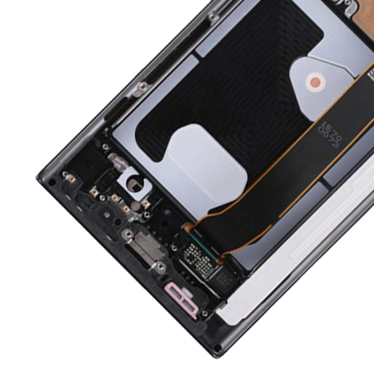 For Samsung Galaxy Note20 Ultra 4G Original Super AMOLED LCD Screen Digitizer Full Assembly With Frame(Black)