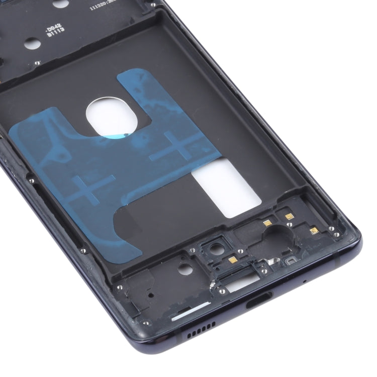 For Samsung Galaxy S20 FE Middle Frame Bezel Plate With Accessories (Black)