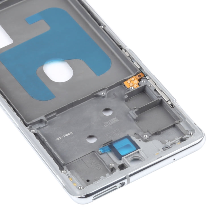 For Samsung Galaxy S20 FE Middle Frame Bezel Plate With Accessories (Silver)