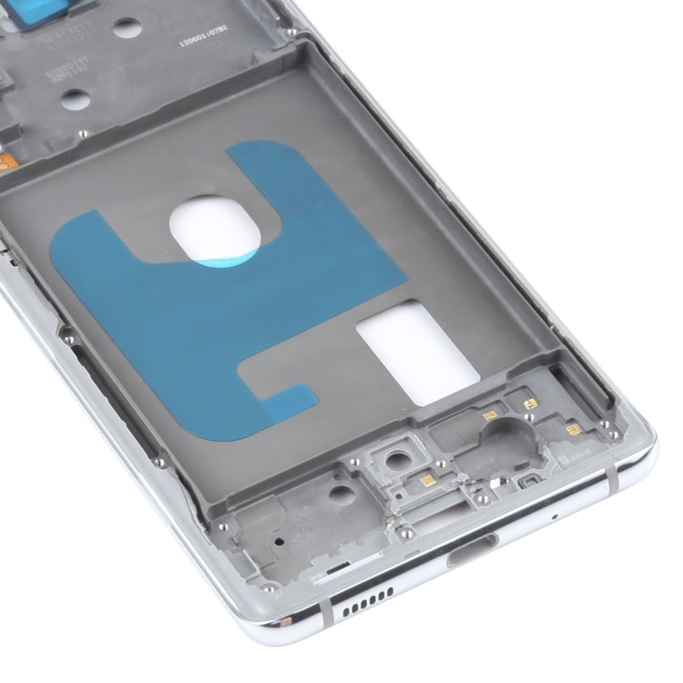For Samsung Galaxy S20 FE Middle Frame Bezel Plate With Accessories (Silver)