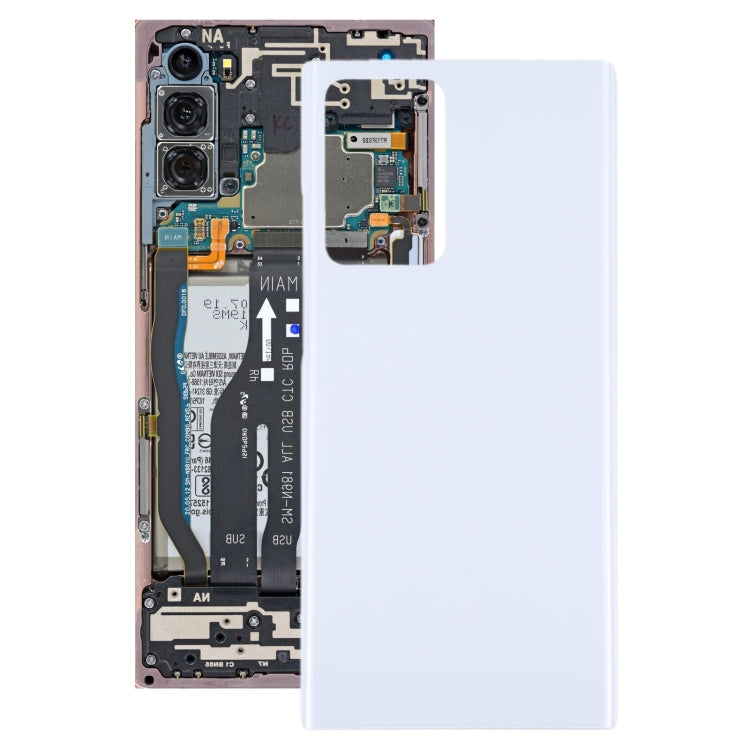 For Samsung Galaxy Note20 Ultra 5G Battery Back Cover (White)