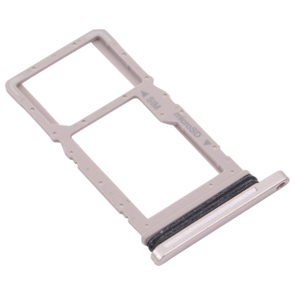 For Samsung Galaxy Tab A7 10.4 (2020) SM-T505 SIM Card Tray + Micro SD Card Tray (Gold)