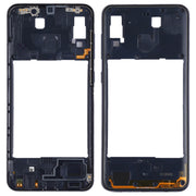 For Galaxy A20 Middle Frame Bezel Plate (Black)