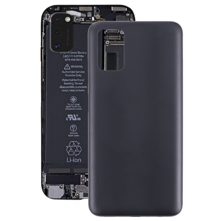 For Samsung Galaxy A03s SM-A037 Battery Back Cover (Black)