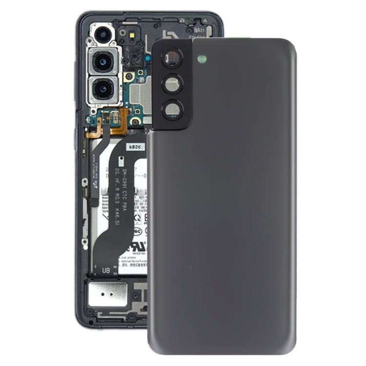 For Samsung Galaxy S21+ 5G Battery Back Cover with Camera Lens Cover (Grey)