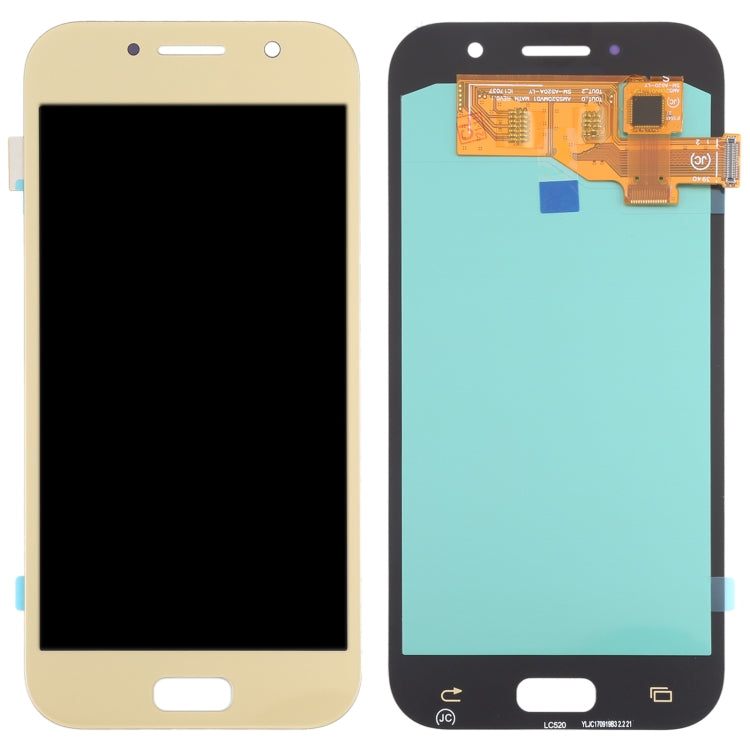 OLED LCD Screen for Samsung Galaxy A5 (2017) SM-A520 With Digitizer Full Assembly (Gold)