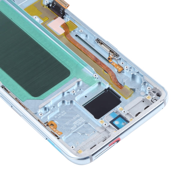 OLED LCD Screen for Samsung Galaxy S8+ SM-G955 With Digitizer Full Assembly with Frame (Blue)