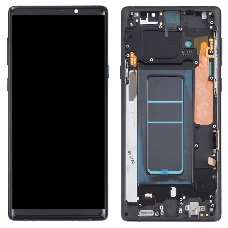 OLED LCD Screen for Samsung Galaxy Note9 SM-N960 Digitizer Full Assembly with Frame (Black)