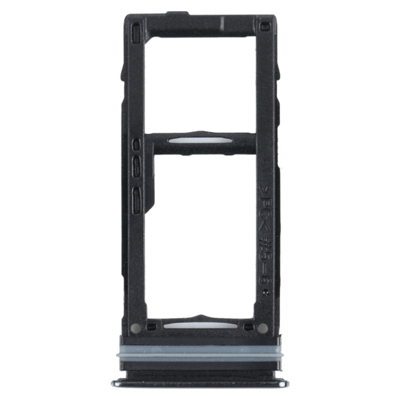 For Samsung Galaxy A52S 5G SM-A528 SIM Card Tray + SIM Card Tray / Micro SD Card Tray (Black)