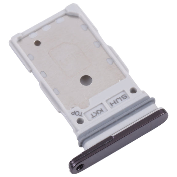 For Samsung Galaxy S22 Ultra 5G SM-S908B Original SIM Card Tray + SIM Card Tray (Black)