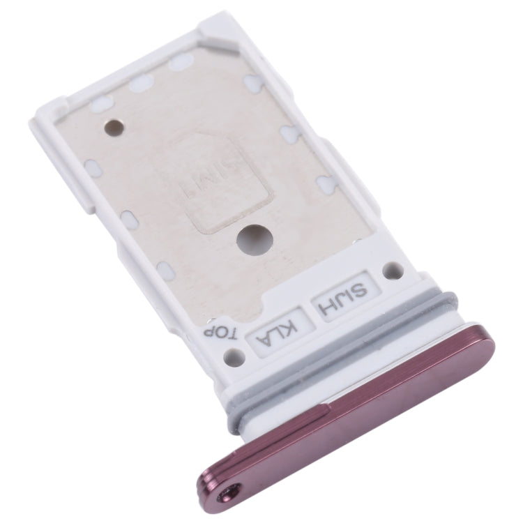 For Samsung Galaxy S22 Ultra 5G SM-S908B Original SIM Card Tray + SIM Card Tray (Purple)