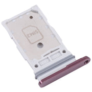 For Samsung Galaxy S22 Ultra 5G SM-S908B Original SIM Card Tray + SIM Card Tray (Purple)