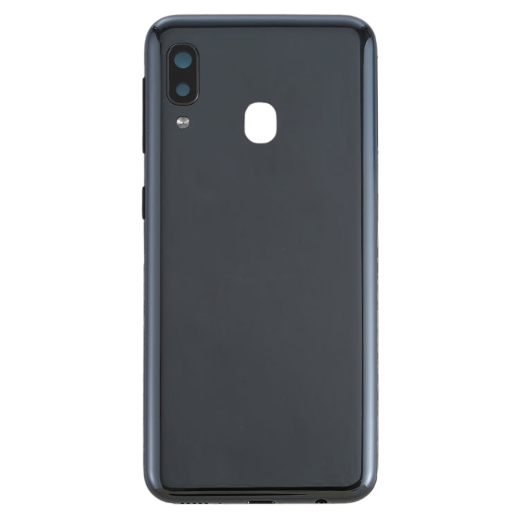 For Galaxy A20e Battery Back Cover with Side Keys (Black)