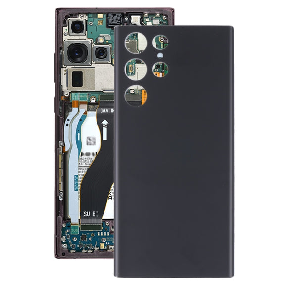 For Samsung Galaxy S22 Ultra Battery Back Cover (Black)