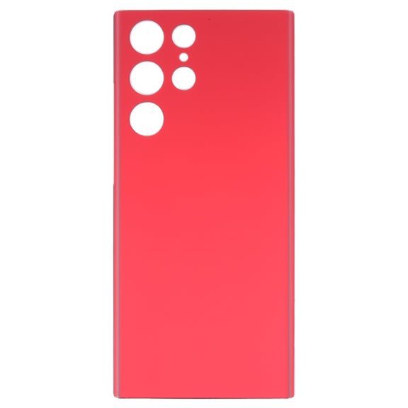 For Samsung Galaxy S22 Ultra Battery Back Cover (Red)