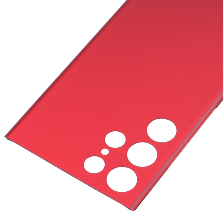 For Samsung Galaxy S22 Ultra Battery Back Cover (Red)