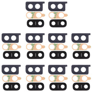 For Galaxy A20 10pcs Camera Lens Cover (Black)