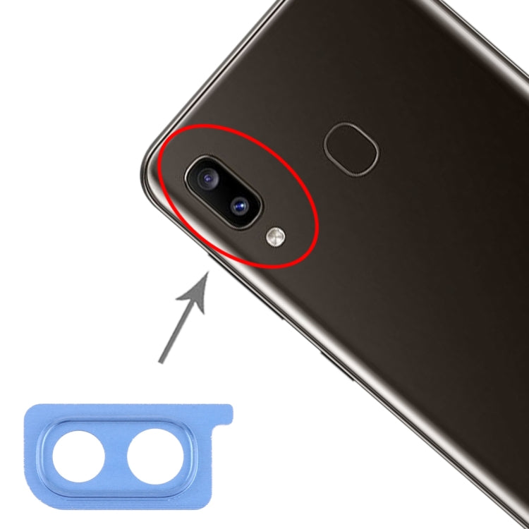 For Galaxy A20 10pcs Camera Lens Cover (Blue)
