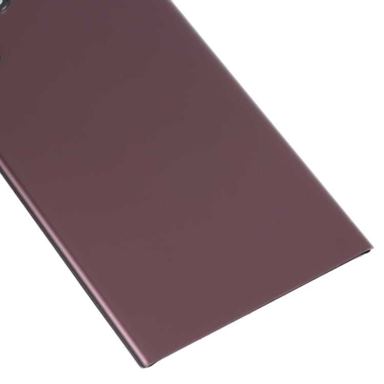 For Samsung Galaxy S22 Ultra 5G SM-S908B Battery Back Cover with Camera Lens Cover (Purple)