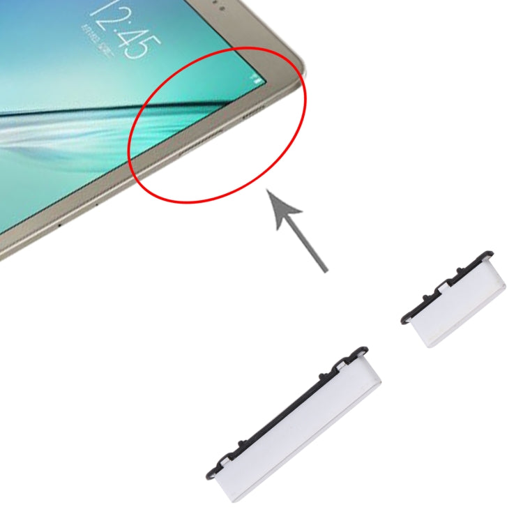 Power Button and Volume Control Button for Samsung Galaxy Tab S2 9.7 SM-T810/T813/T815/T817/T819(White)