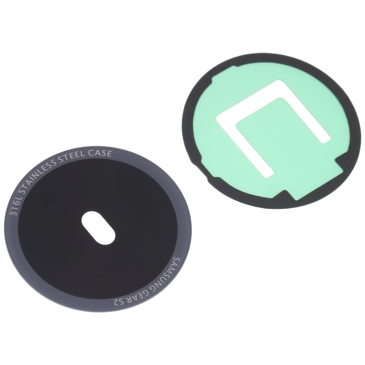 Back Glass Lens For Samsung Gear S2 SM-R720(Black)