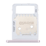 For Samsung Galaxy Tab S7 FE SM-T736 SIM Card Tray + Micro SD Card Tray (Pink)